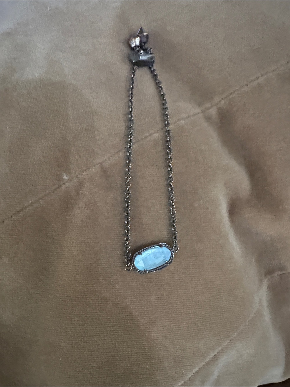 Kendra Scott Light Blue Elyse Pendant Bracelet